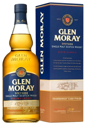 Виски "Glen Moray" Elgin Classic Chardonnay Cask Finish, gift box, 0.7 л