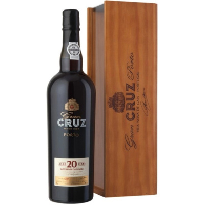 Портвейн Porto Gran Cruz 20 Years Old, wooden box