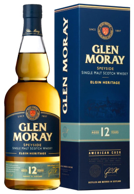 Виски "Glen Moray" 12 years, gift box, 0.7 л