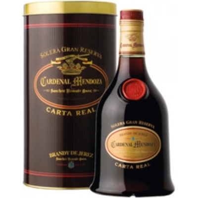 Бренди Sanchez Romate, Cardenal Mendoza "Carta Real" Solera Gran Reserva, in tube, 0.7 л