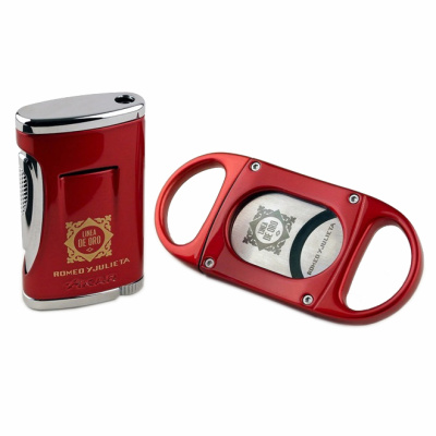 Комплект ROMEO Y JULIETA LINEA DE ORO  XIKAR (гильотина и зажигалка)