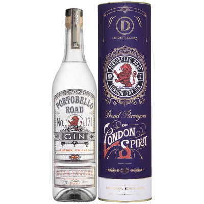 Джин "Portobello Road" London Dry Gin, in tube, 0.7 л