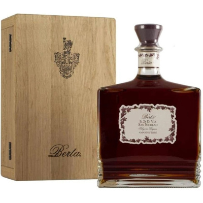 Ликер Berta, "Il 28 di Via San Nicolao" Riserva, wooden box