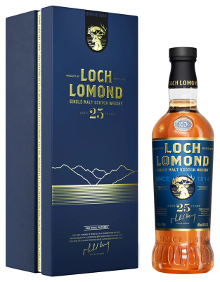 Виски Loch Lomond 25 Years Old Single Malt in gift box 0.7 л