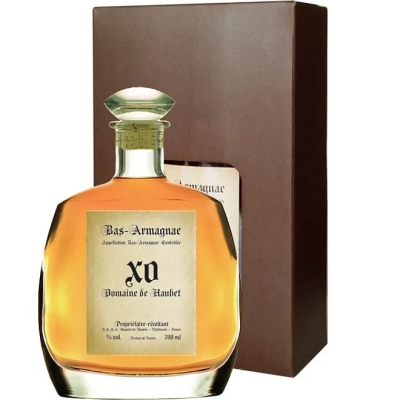 Арманьяк "Domaine de Haubet" XO, Bas-Armagnac AOC, decanter with gift box, 0.7 л