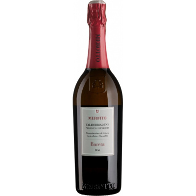 Игристое вино Merotto, "Bareta", Valdobbiadene Prosecco Superiore DOCG