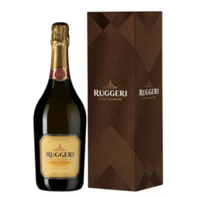 Игристое вино Ruggeri, Prosecco Valdobbiadene Giall'Oro DOCG, gift box
