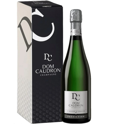 Шампанское Dom Caudron, "Prediction" Brut, Champagne AOC, black gift box