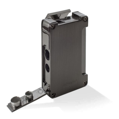Adorini Jet LightЗажигалка Adorini "Jet Lighter Silver" турбо с пробойником серебряннаяer Silver (с двумя пробойниками)