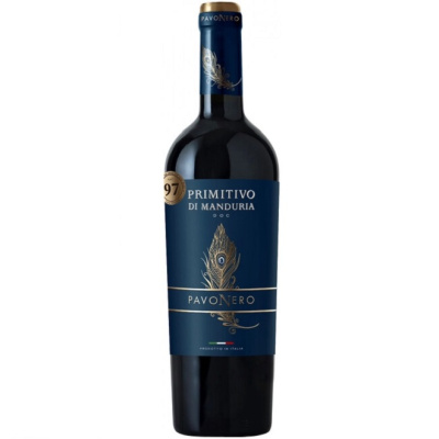 Вино Geografico, "Pavo Nero" Primitivo di Manduria DOC, 2022