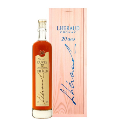 Коньяк Lheraud Cognac, "Cuvee 20", wooden box, 0.7 л