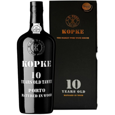 Портвейн Kopke, 10 Years Old Porto, gift box