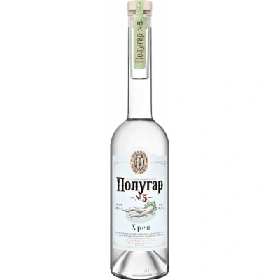Напиток спиртной зерновой "Полугар №5. Хрен", 0,5