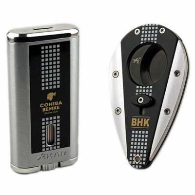 Комплект COHIBA BEHIKE XIKAR (гильотина и зажигалка)