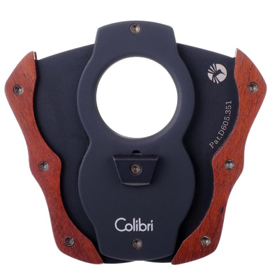 Гильотина COLIBRI с отделкой деревом, красное дерево,