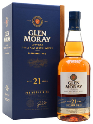 Виски "Glen Moray" Elgin Heritage Portwood Finish Aged 21 Years, gift box, 0.7 л