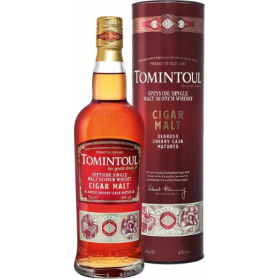 Виски "Tomintoul" Cigar Malt Oloroso Sherry Cask Matured