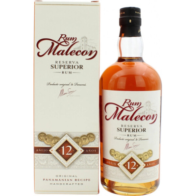 Ром Malecon, "Reserva Superior" Anejo 12 Anos, gift box
