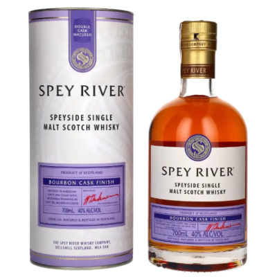 Виски "Spey River" Bourbon Cask Finish, in tube, 0.7 л
