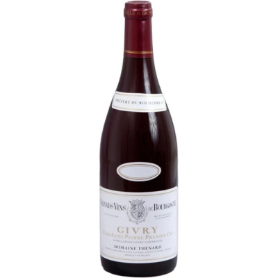 Вино Domaine Thenard, Givry Premier Cru "Clos Saint-Pierre" 2018