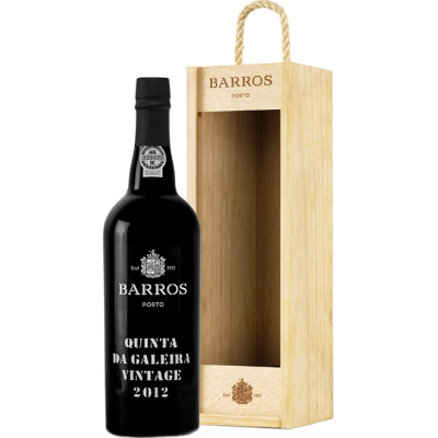 Портвейн "Barros" Quinta da Galeira Vintage, 2012, wooden box